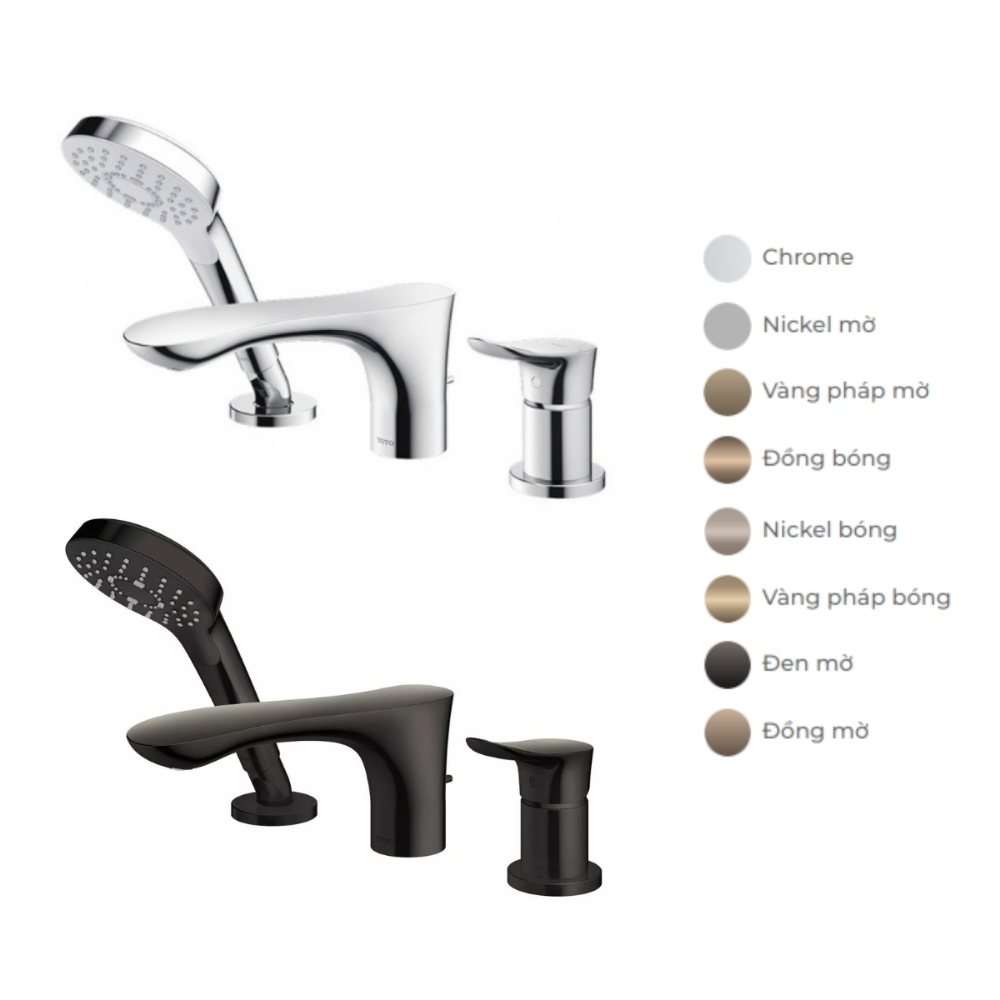 Vòi sen xả bồn tắm TOTO TBG01305B 3 lỗ