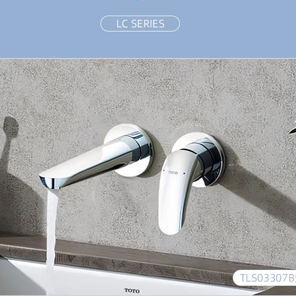 Vòi chậu gắn tường TOTO TLS03307B (Vòi ngắn)