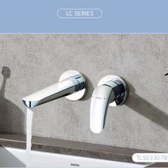 Vòi chậu gắn tường TOTO TLS03307B (Vòi ngắn)