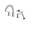 Vòi sen xả bồn tắm TOTO TBS01202BA 4 Lỗ (TBS01202B)