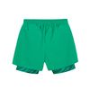  Green Short - Quần Đùi Thể Thao Nam 2 Lớp 