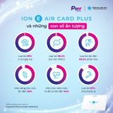  Combo 02 Thẻ lọc không khí - khử mùi ion e air Card Plus 