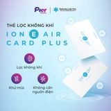  Combo 04 Thẻ lọc không khí - khử mùi ion e air Card Plus 