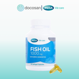  Dầu cá bổ sung Omega-3 DHA & EPA từ nguồn dầu cá Lysi-Iceland giúp mắt sáng, não tốt - FISH OIL Mega We Care (100 viên) 
