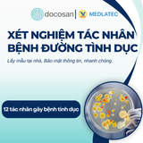  Gói xét nghiệm 12 tác nhân gây bệnh đường tình dục (Nhân viên đến lấy mẫu tại nhà) 
