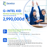  Xét nghiệm gen - G-Intel Kid - Mở khóa tài năng con yêu 