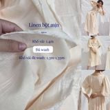  [Vải MM] [105] Vải Linen Bột Mịn Đã Wash Mát Lên Sơ Mi, Quần, Váy, Đầm, Bộ, Áo Dài (giá bán 0.55m) 