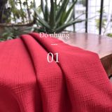  [Vải MM] (109) Vải Linen Bố Gân Dày Dặn, Mát, Chống Nhăn Lên Đầm, Váy, Quần, Vest, Set (Giá Bán 0.55m) 