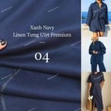 [Vải MM] [103] Vải Linen Tưng Ướt Premium Đã Wash Lên Áo, Quần, Váy, Đầm, Sơ Mi (Giá Bán 0.55m) 
