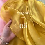  [212] Vải Tơ Sống Organza Chính Phẩm Bóng Mướt Lên Đầm, Váy, Sơ Mi, Áo Dài (giá bán 0.5m) 