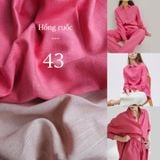  [Vải MM] [104] Vải Linen Gân Đã Wash Mỏng, Mát, Rũ Nhẹ May Sơ Mi, Váy, Đầm, Bộ (Giá Bán 0.5m) 