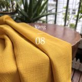  [Vải MM] (109) Vải Linen Bố Gân Dày Dặn, Mát, Chống Nhăn Lên Đầm, Váy, Quần, Vest, Set (Giá Bán 0.55m) 