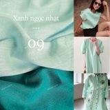  [Vải MM] [104] Vải Linen Gân Đã Wash Mỏng, Mát, Rũ Nhẹ May Sơ Mi, Váy, Đầm, Bộ (Giá Bán 0.5m) 