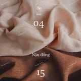  [Vải MM] [104] Vải Linen Gân Đã Wash Mỏng, Mát, Rũ Nhẹ May Sơ Mi, Váy, Đầm, Bộ (Giá Bán 0.5m) 