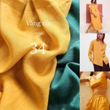  [Vải MM] [104] Vải Linen Gân Đã Wash Mỏng, Mát, Rũ Nhẹ May Sơ Mi, Váy, Đầm, Bộ (Giá Bán 0.5m) 