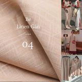  [Vải MM] [104] Vải Linen Gân Đã Wash Mỏng, Mát, Rũ Nhẹ May Sơ Mi, Váy, Đầm, Bộ (Giá Bán 0.5m) 