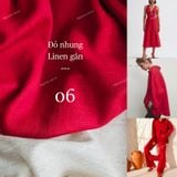  [Vải MM] [104] Vải Linen Gân Đã Wash Mỏng, Mát, Rũ Nhẹ May Sơ Mi, Váy, Đầm, Bộ (Giá Bán 0.5m) 