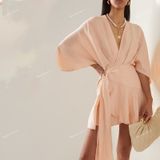  [Vải MM] (110) Vải Linen Cotton Lạnh Mềm, Chống Nhăn, Rũ Nhẹ Lên Pháp Phục, Sơ Mi, Quần, Đầm, Váy, Set Bộ (Giá bán 0.55m) 