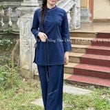  [Vải MM] (110) Vải Linen Cotton Lạnh Mềm, Chống Nhăn, Rũ Nhẹ Lên Pháp Phục, Sơ Mi, Quần, Đầm, Váy, Set Bộ (Giá bán 0.55m) 