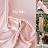  [Vải MM] (300) Vải Lụa Ngọc Trai Loại 1 Chính Phẩm Giãn Nhẹ, Mướt May Áo Dài, Sơ Mi, Váy, Đầm, Set Bộ (Giá bán 0.55m) 