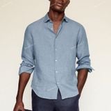  [Vải MM] [116] Vải Linen Xước Muối Tiêu Chống Nhăn Lên Sơ Mi Nam, Nữ, Váy, Đầm, Set Bộ (Giá Bán 0.55m) 