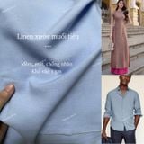  [Vải MM] [116] Vải Linen Xước Muối Tiêu Chống Nhăn Lên Sơ Mi Nam, Nữ, Váy, Đầm, Set Bộ (Giá Bán 0.55m) 