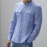  [Vải MM] [116] Vải Linen Xước Muối Tiêu Chống Nhăn Lên Sơ Mi Nam, Nữ, Váy, Đầm, Set Bộ (Giá Bán 0.55m) 