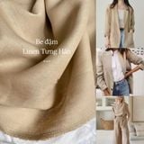  [113] Vải Linen Tưng Hàn 150gsm Chính Phẩm Mát, Cao Cấp Lên Sơ Mi, Váy, Đầm, Set Bộ (Giá Bán 0.5m) 