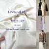  [Vải MM] [112]  Vải Linen Bột Dày Chính Phẩm Mịn, Mát Lên Sơ Mi, Quần, Váy, Đầm, Bộ, Áo Dài (Giá Bán 0.55m) 
