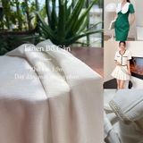  [Vải MM] (109) Vải Linen Bố Gân Dày Dặn, Mát, Chống Nhăn Lên Đầm, Váy, Quần, Vest, Set (Giá Bán 0.55m) 