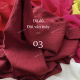  [Vải MM] [151] Vải Đũi Lạnh Vân Mây Chống Nhăn May Sơ Mi, Đầm, Váy Thiết Kế Không Cần Lót (Giá bán 0.55m) 