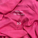  [Vải MM] [151] Vải Đũi Lạnh Vân Mây Chống Nhăn May Sơ Mi, Đầm, Váy Thiết Kế Không Cần Lót (Giá bán 0.55m) 