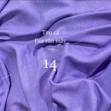  [Vải MM] [151] Vải Đũi Lạnh Vân Mây Chống Nhăn May Sơ Mi, Đầm, Váy Thiết Kế Không Cần Lót (Giá bán 0.55m) 