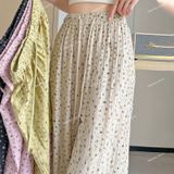  [Vải MM] [154] Vải Đũi Lạnh Nhăn In Hoa Mềm Mát Lên Sơ Mi, Áo Dài, Váy, Đầm (giá bán 0.5m) 