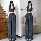  [155] Vải Đũi Lạnh Loang Mềm, Mát, Chống Nhăn Lên Sơ Mi, Váy, Đầm, Set Bộ Không Cần Lót (Giá bán 0.5m) 