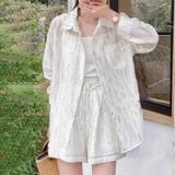  [156] Vải Đũi Lạnh Xước Mềm, Mát, Chống Nhăn Lên Sơ Mi, Váy, Đầm, Set Bộ Không Cần Lót (Giá bán 0.5m) 