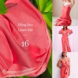  [Vải MM] [105] Vải Linen Bột Mịn Đã Wash Mát Lên Sơ Mi, Quần, Váy, Đầm, Bộ, Áo Dài (giá bán 0.55m) 