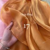  [212] Vải Tơ Sống Organza Chính Phẩm Bóng Mướt Lên Đầm, Váy, Sơ Mi, Áo Dài (giá bán 0.5m) 