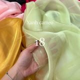  [212] Vải Tơ Sống Organza Chính Phẩm Bóng Mướt Lên Đầm, Váy, Sơ Mi, Áo Dài (giá bán 0.5m) 