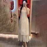  [Vải MM] [209] Vải Tơ Hoa Cẩm Nhẹ, Mát Lên Sơ Mi, Đầm, Váy, Set Bộ Thiết Kế (Giá Bán 0.5m) 