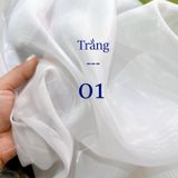  [212] Vải Tơ Sống Organza Chính Phẩm Bóng Mướt Lên Đầm, Váy, Sơ Mi, Áo Dài (giá bán 0.5m) 