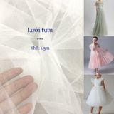  [Vải MM] [252] Vải Lưới Tutu May Áo, Váy, Đầm Chính Phẩm (Giá Bán 1m) 