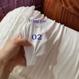  [Vải MM] [756] Vải Thun Tăm Lạnh Co Giãn 4 Chiều May Áo, Váy, Đầm, Bộ Thiết Kế (Giá bán 0.5m) 