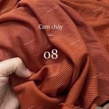  [Vải MM] [756] Vải Thun Tăm Lạnh Co Giãn 4 Chiều May Áo, Váy, Đầm, Bộ Thiết Kế (Giá bán 0.5m) 