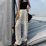  [751] Vải Thun Sóng Nơ Co Giãn 4 Chiều May Áo, Váy, Đầm, Set Bộ (Giá bán 0.5m) 