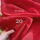  [212] Vải Tơ Sống Organza Chính Phẩm Bóng Mướt Lên Đầm, Váy, Sơ Mi, Áo Dài (giá bán 0.5m) 