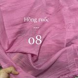  [Vải MM] (211) Vải Tơ Nhăn Nhẹ, Mềm, Mướt Lên Sơ Mi, Đầm, Váy Đẹp, Sang Trọng (Giá Bán 0.5m) 