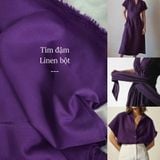  [Vải MM] [105] Vải Linen Bột Mịn Đã Wash Mát Lên Sơ Mi, Quần, Váy, Đầm, Bộ, Áo Dài (giá bán 0.55m) 
