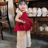  [Vải MM] (224) Vải Tơ Hoa Hồng May Áo Dài, Váy, Đầm Thiết Kế (Giá Bán 0.5m) 