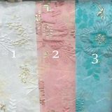  [225] Vải Tơ Gấm Hoa Mai Cao Cấp May Áo Dài, Váy, Đầm Thiết Kế (Giá Bán 0.5m) 